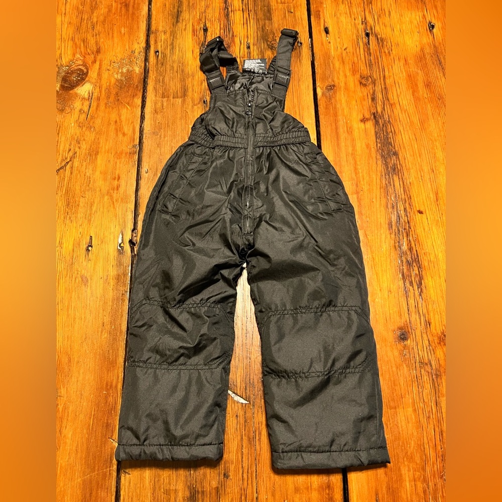 Kids Black Overall Bibs